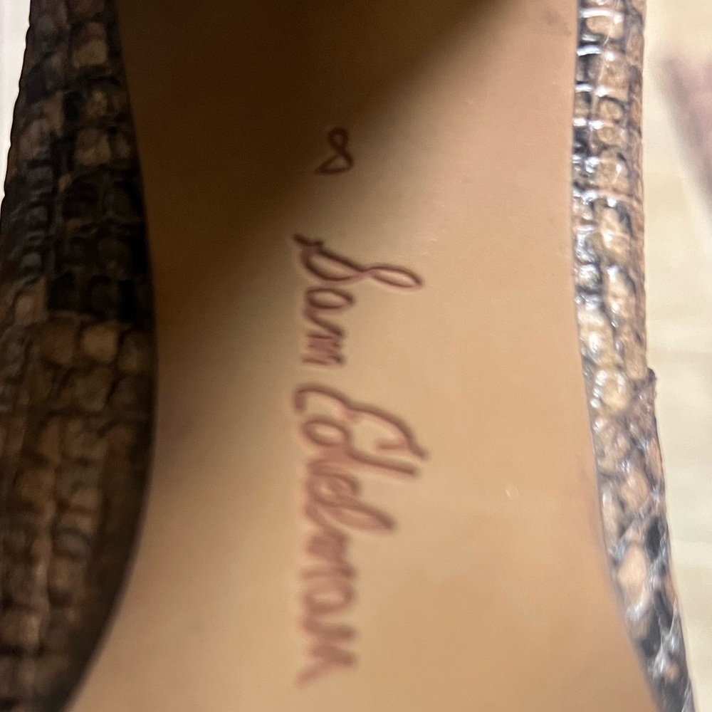 Sam Eldeman (Rylan) snakeskin Knee boot - Picture 4 of 4